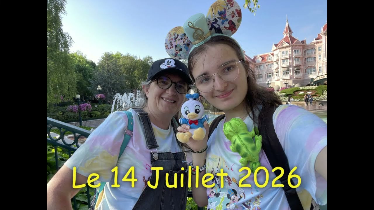 Disneyland Paris le 14 Juillet 2025