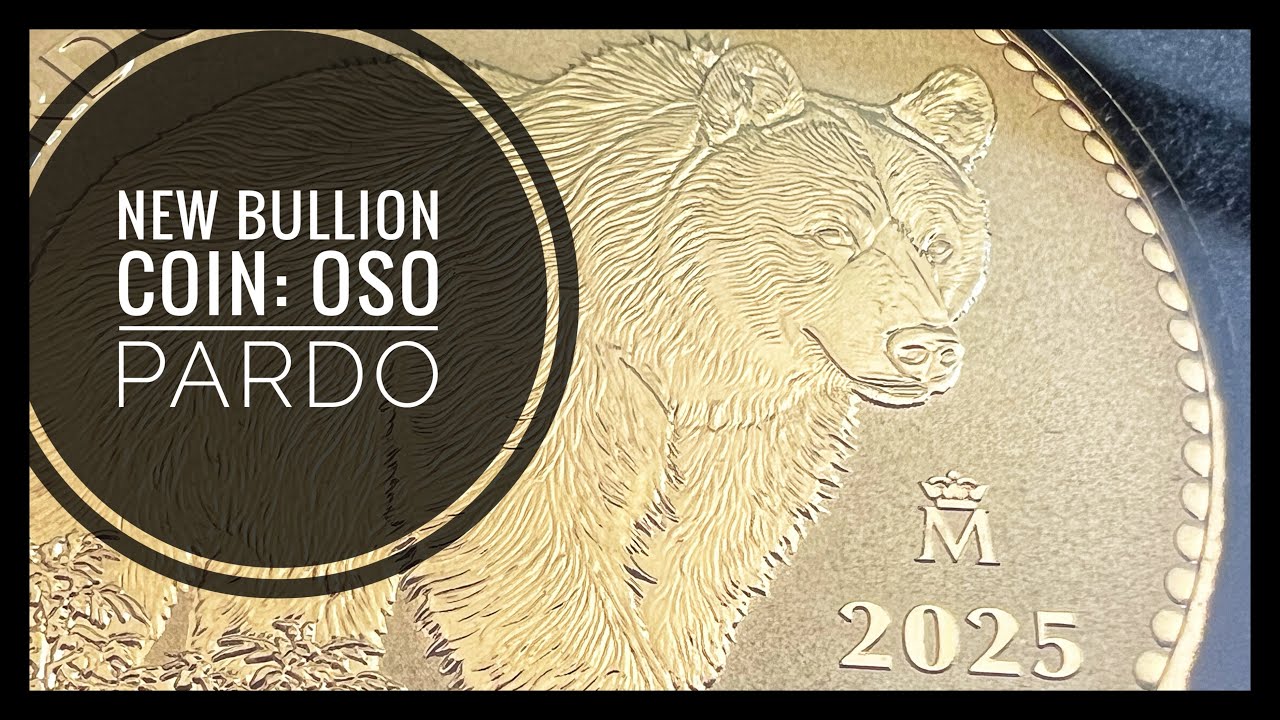 NEW GOLD BULLION OSO PARDO 2025 from SPAIN