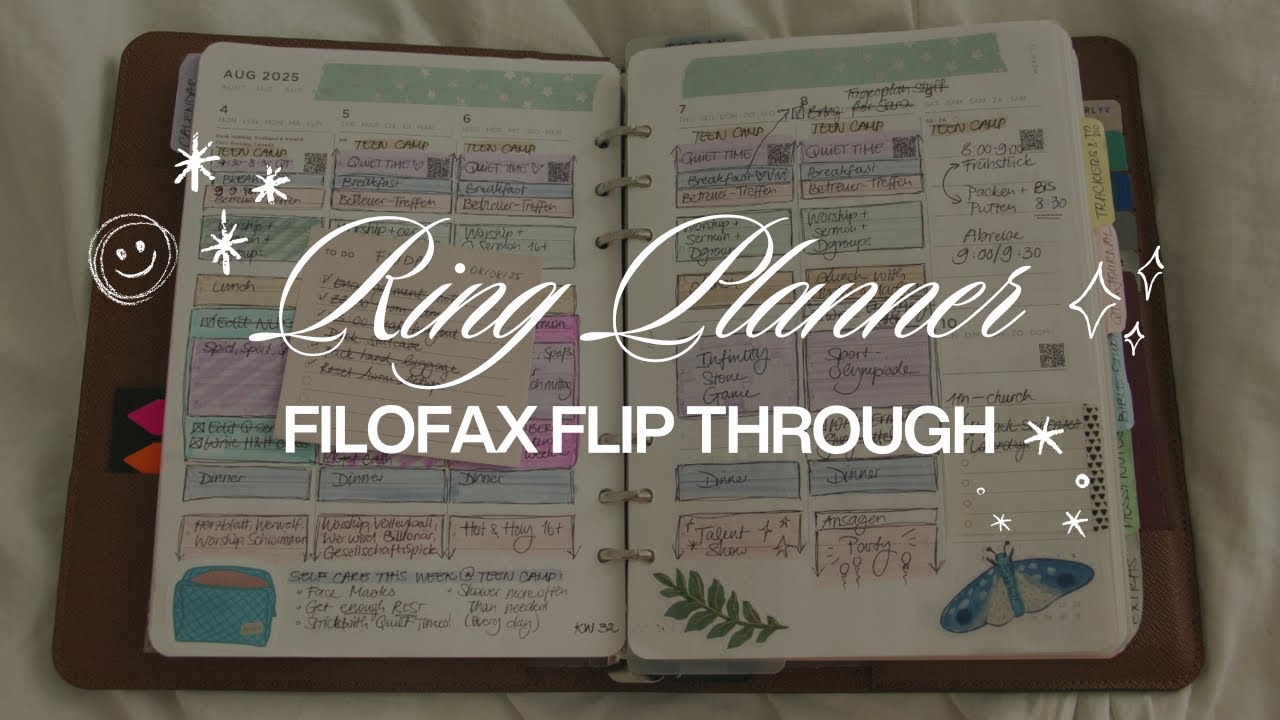 coffee & pages | ep. 1 ✸ how i use my filofax (A5)