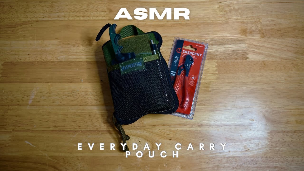 ASMR | Раскрытие содержимого EDC-сумки | Подготовка и полное расслабление