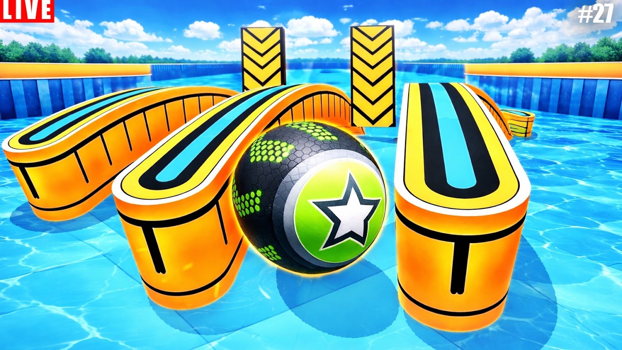 GOING BALLS  PORTAL RUN,SPEED RUN,FUNNY FAILHARD LEVEL,  REACH LEVEL MAX   #26 #goingballs #live