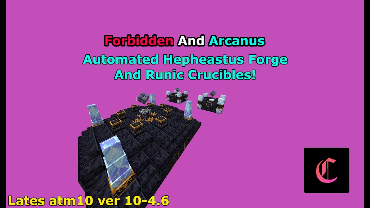 ATM10 Updated Automatic Hepheastus Forge Guide! Ver 10-4.5
