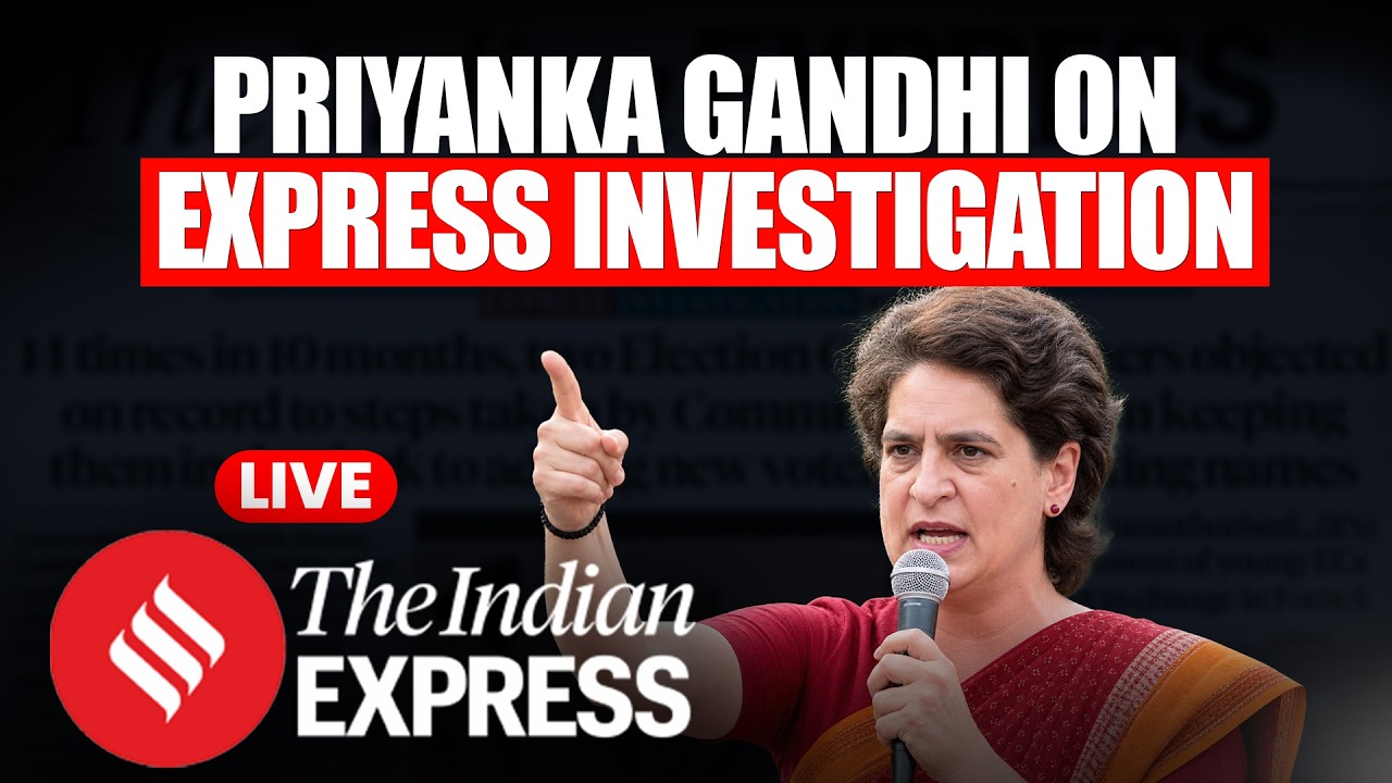 &lsquo;Act of Treason&hellip;&rsquo;: Priyanka Gandhi Questions ECI After Indian Express SIR Report