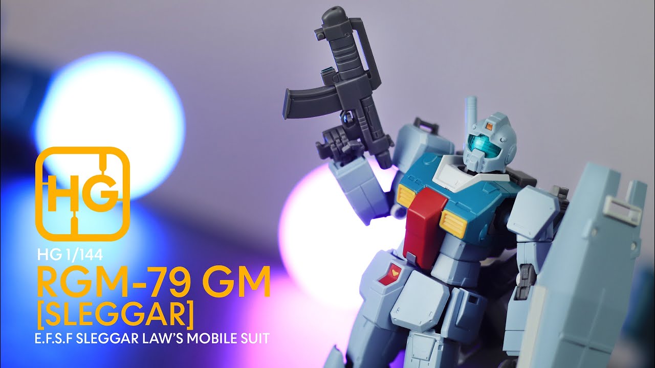 HG 1/144 RGM-79 GM Sleggar | ASMR SPEED BUILD