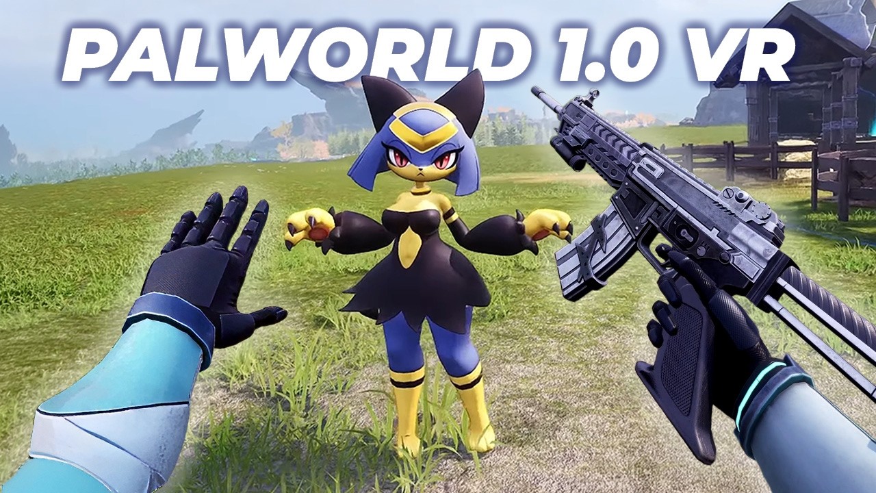 Palworld 1.0 in VR with Hands & Motion Controls!
