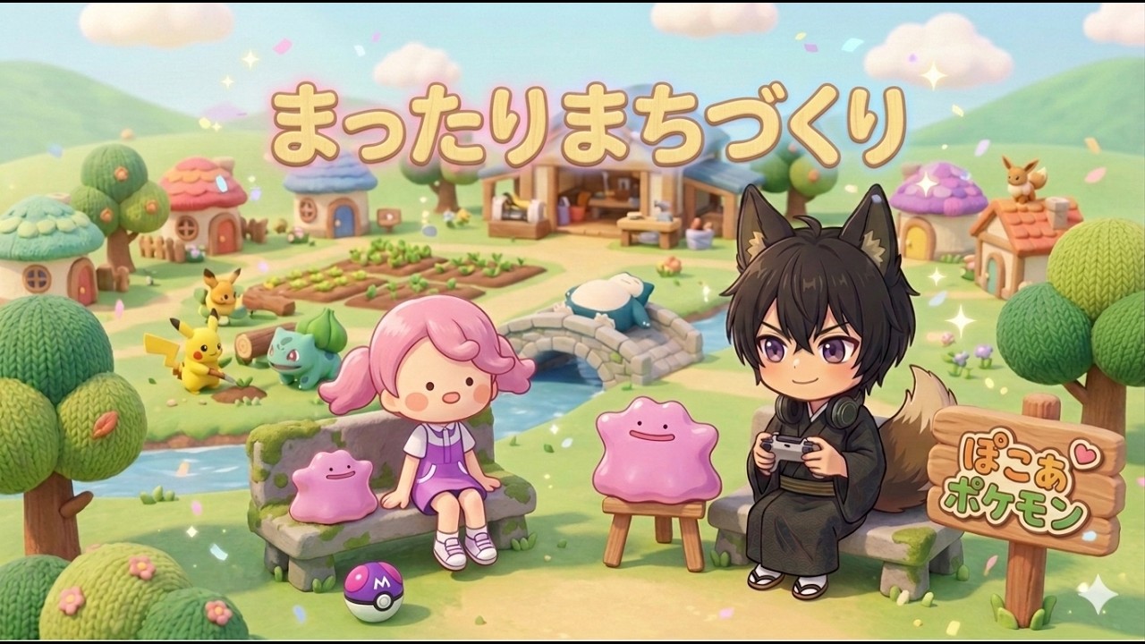 【ぽこあポケモン】#2　まったりゆっくりぽこあポケモンあそぶぞ