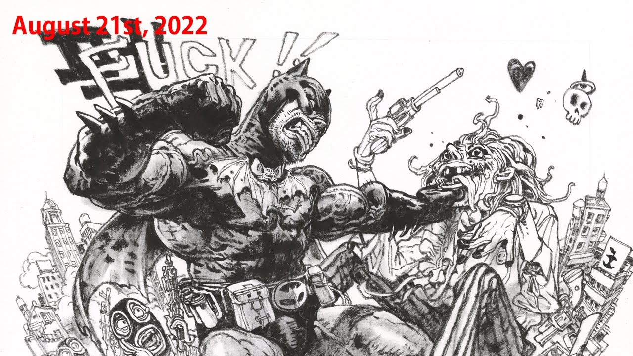 August 21st, 2022. Live Drawing in Studio.