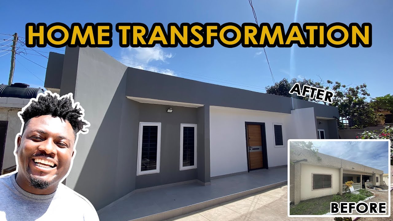 This Stunning HOME Transformation In Ghana || Renovate and Remodel Into A beautiful House