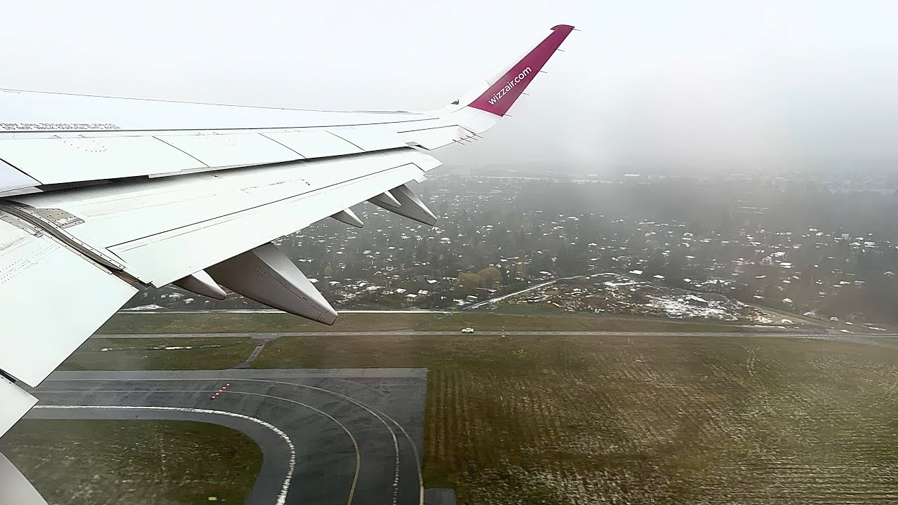 🛫 Departure from Rainy Warsaw Chopin Airport, Wizz Air Airbus A321neo 🇵🇱