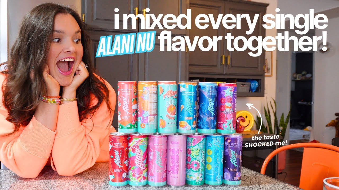 I MIXED EVERY SINGLE FLAVOR OF ALANI NU TOGETHER! 👀 (the results surprised me)