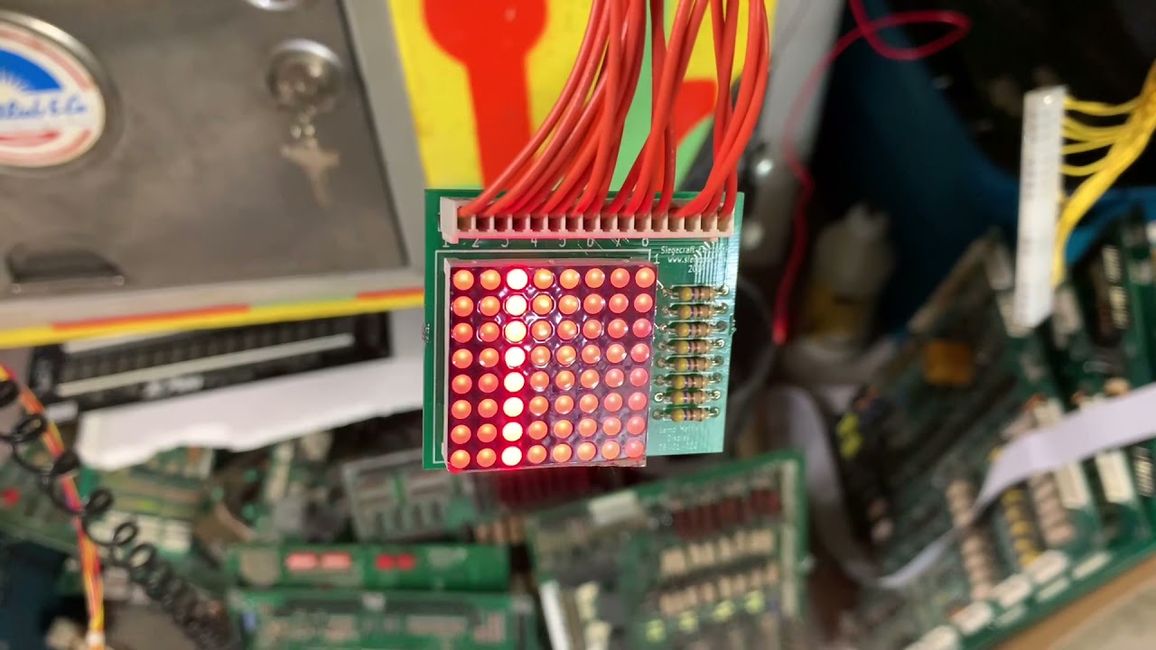 Williams Flash Lamp Matrix Column Stuck ON. Repair and Test