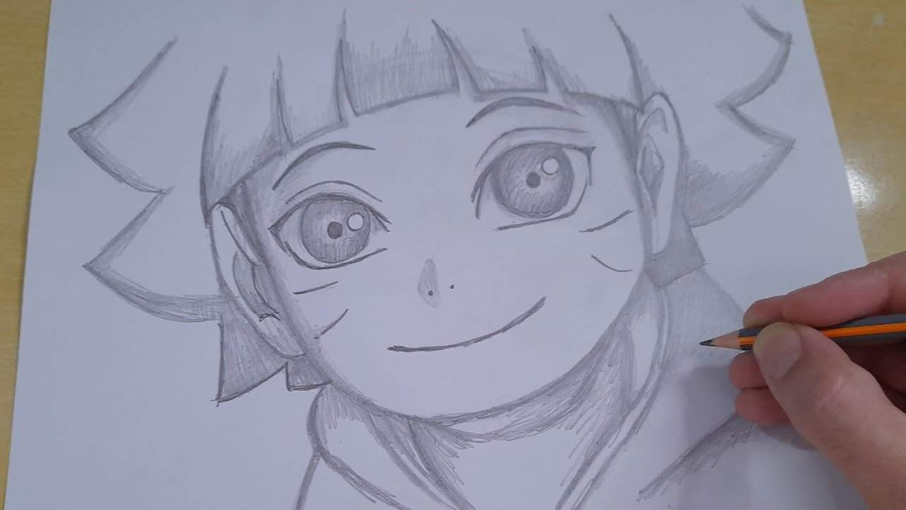 FACIL DE DESENHAR COMO DESENHAR KID HIMAWARI passo a passo