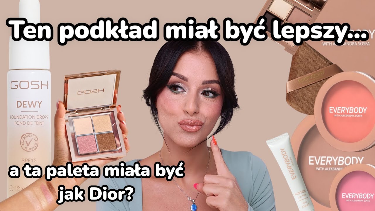 HITY I KITY Drogerii - Sprawdzam nowe produkty Everybody by Aleksandra Sosfa i GOSH