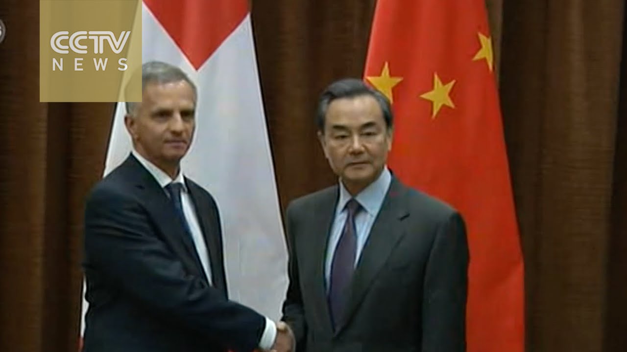 Wang Yi meets with Swiss foreign minister Didier Burkhalter