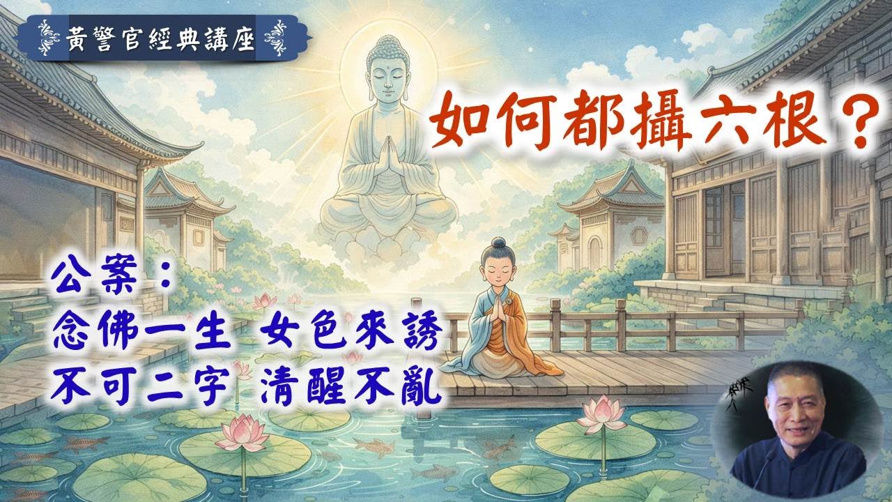 如何都攝六根？公案：念佛一生 女色來誘 不可二字 清醒不亂