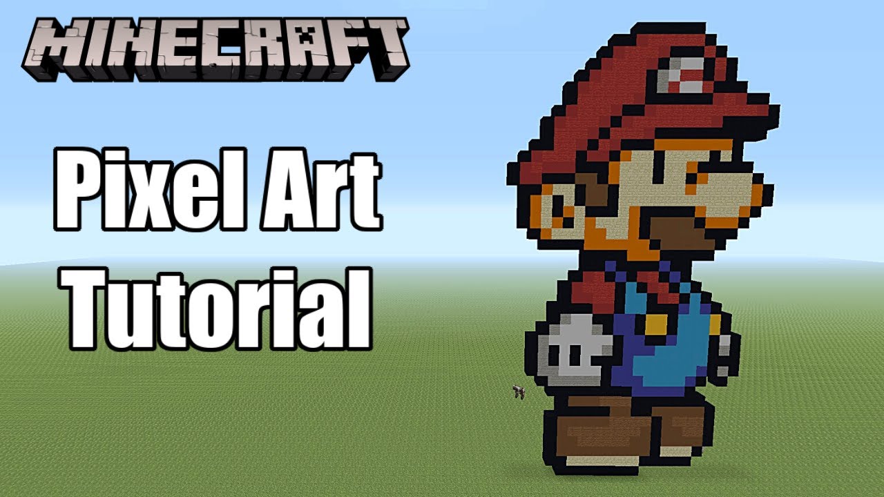 Урок по пиксельной графике Minecraft — Paper Mario