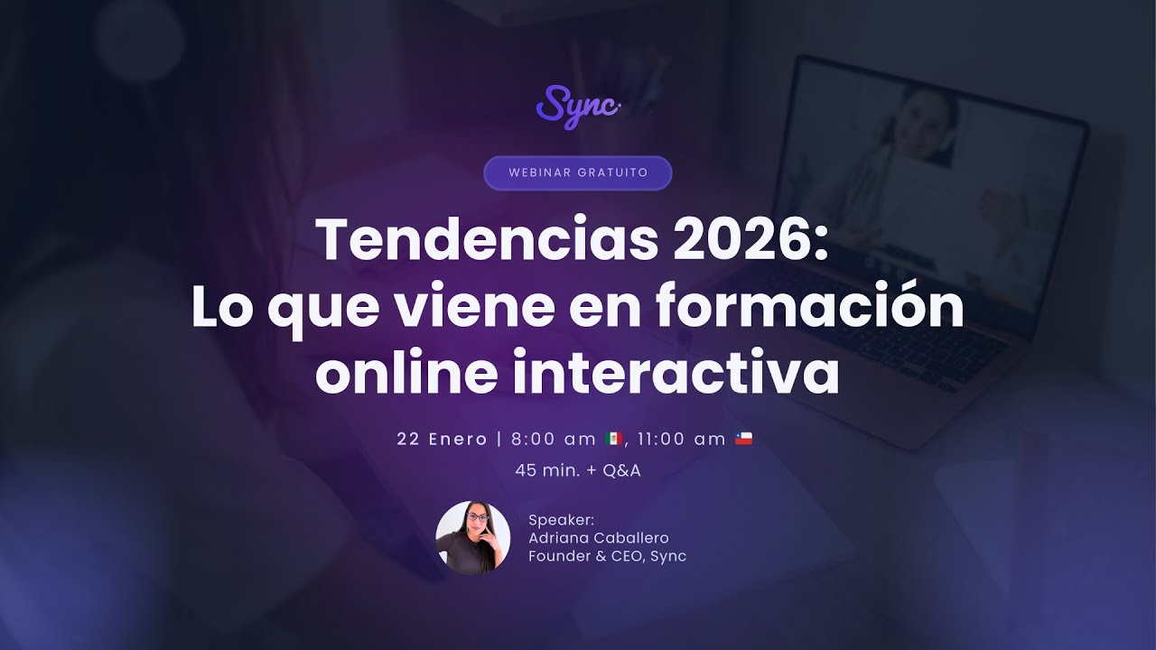 Tendencias 2026: Lo que viene en formación online interactiva