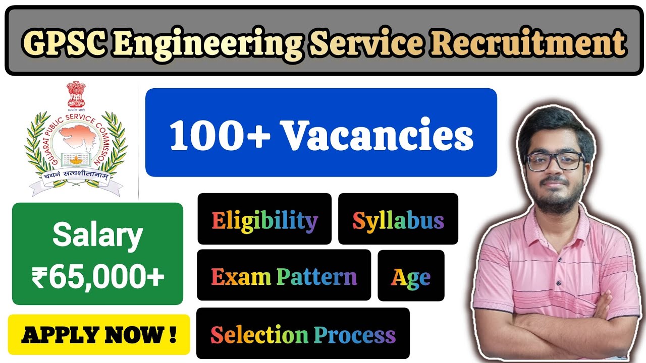 GPSC Engineering Recruitment 2026 || 103 Posts || Civil Engineer Jobs || Salary ₹2.08 Lakh || #viral
