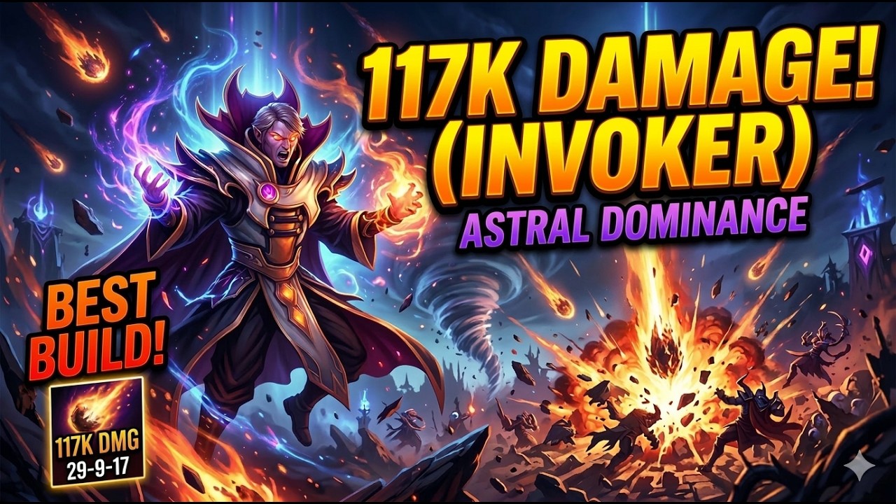 117K DAMAGE?! 😱 | The Lore-Accurate Invoker Experience