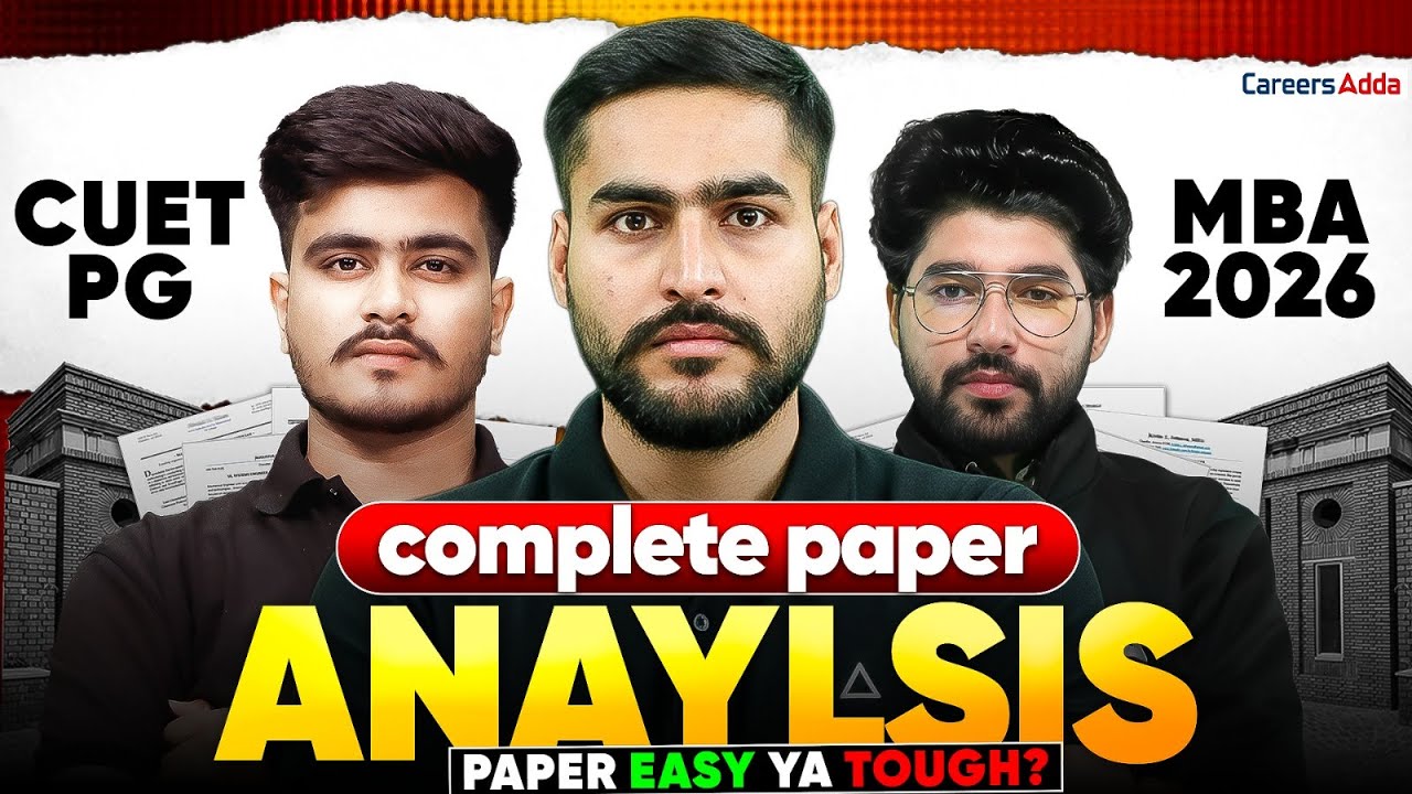 CUET PG MBA 2026 Complete Paper Analysis 🔥 | Easy or Tough?