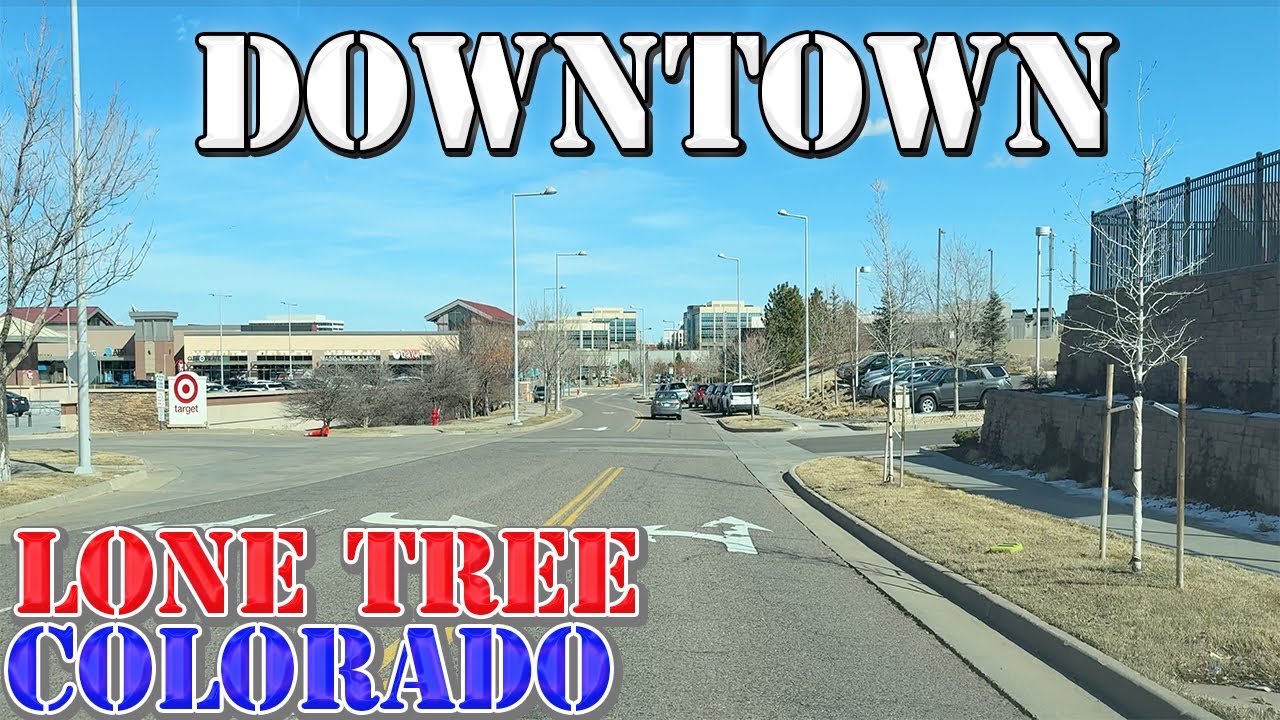 Lone Tree - Colorado - 4K Downtown Drive