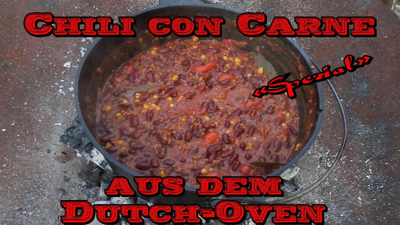 📷 Chili con Carne «Spezial» aus dem Dutch-Oven