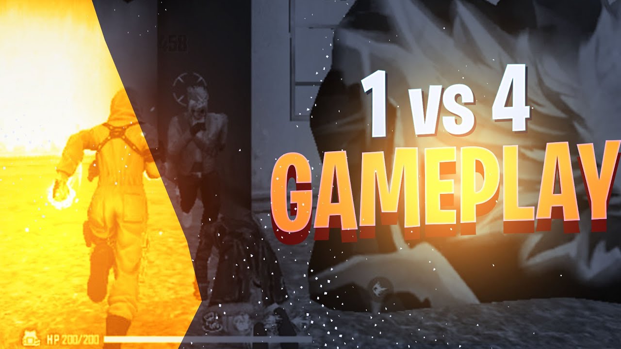 1 vs 4 Gamelplay!✨