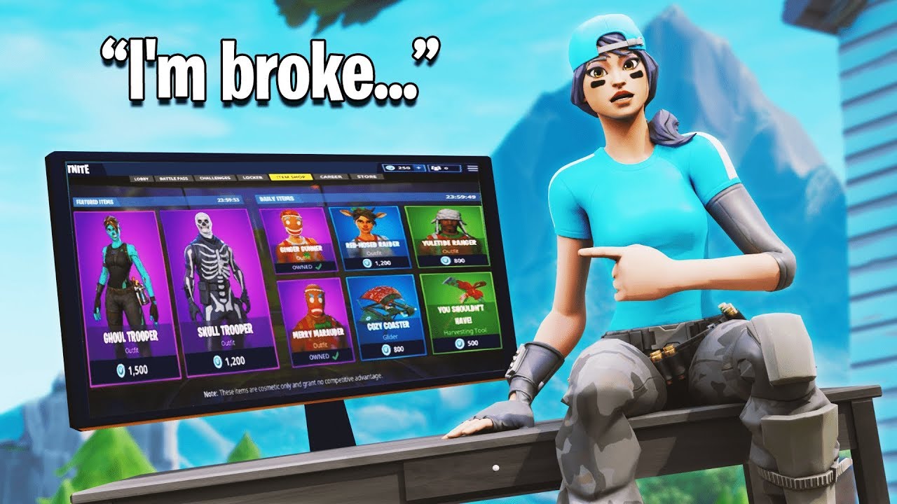 Every time i die i BUY something from the ITEM SHOP