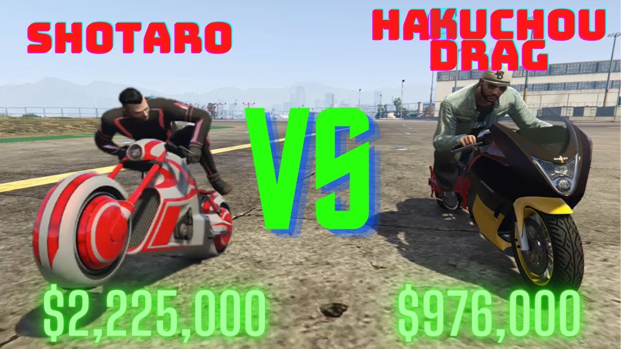 ⭕gta online Hakuchou drag vs Shotaro (which is best)