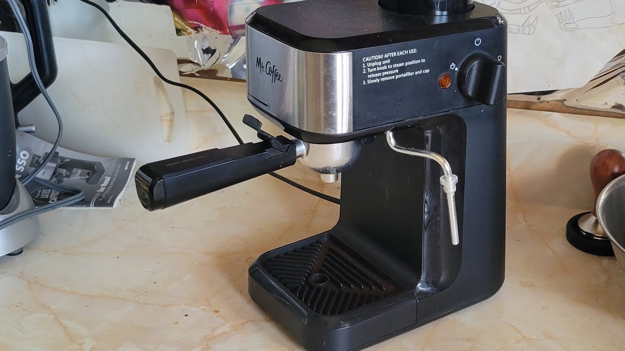 How to use the Mr. Coffee espresso machine. step by step.
