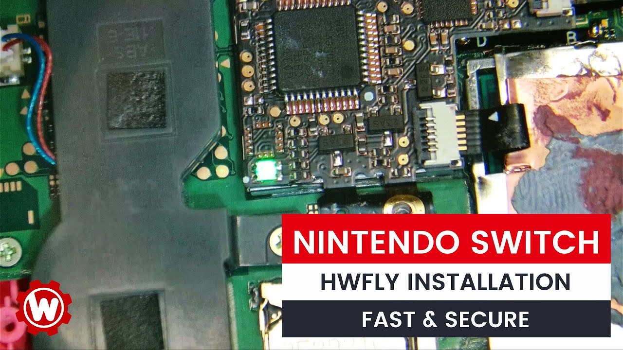 Установка чипа Mod Chip HWFLY Lite для Nintendo Switch