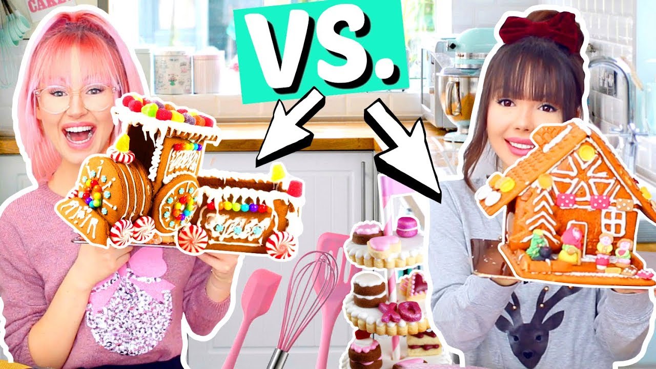 Lebkuchenhaus vs. Lebkucheneisenbahn 😝 BFF BATTLE | ViktoriaSarina