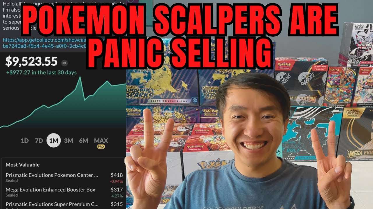 Спекулянты картами Pokemon в панике распродают КРУПНЫЕ запечатанные «инвестиции в Pokemon»