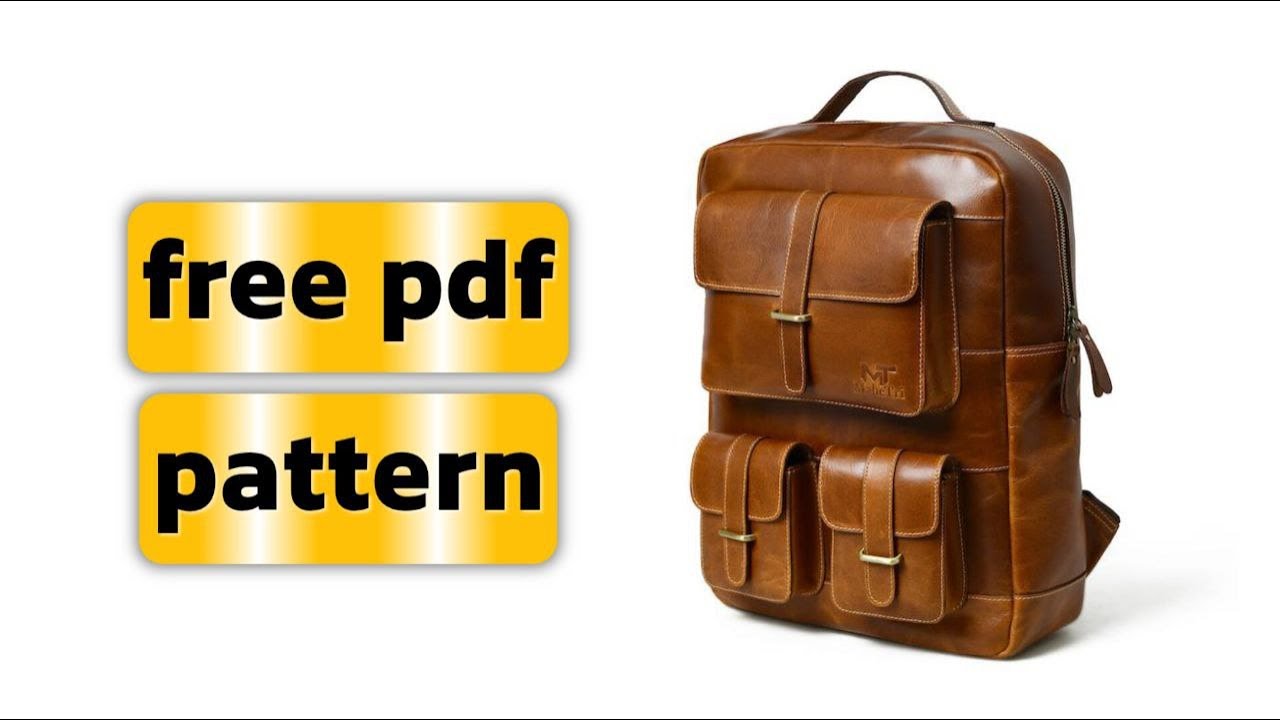 free pdf Pattern for leather bags