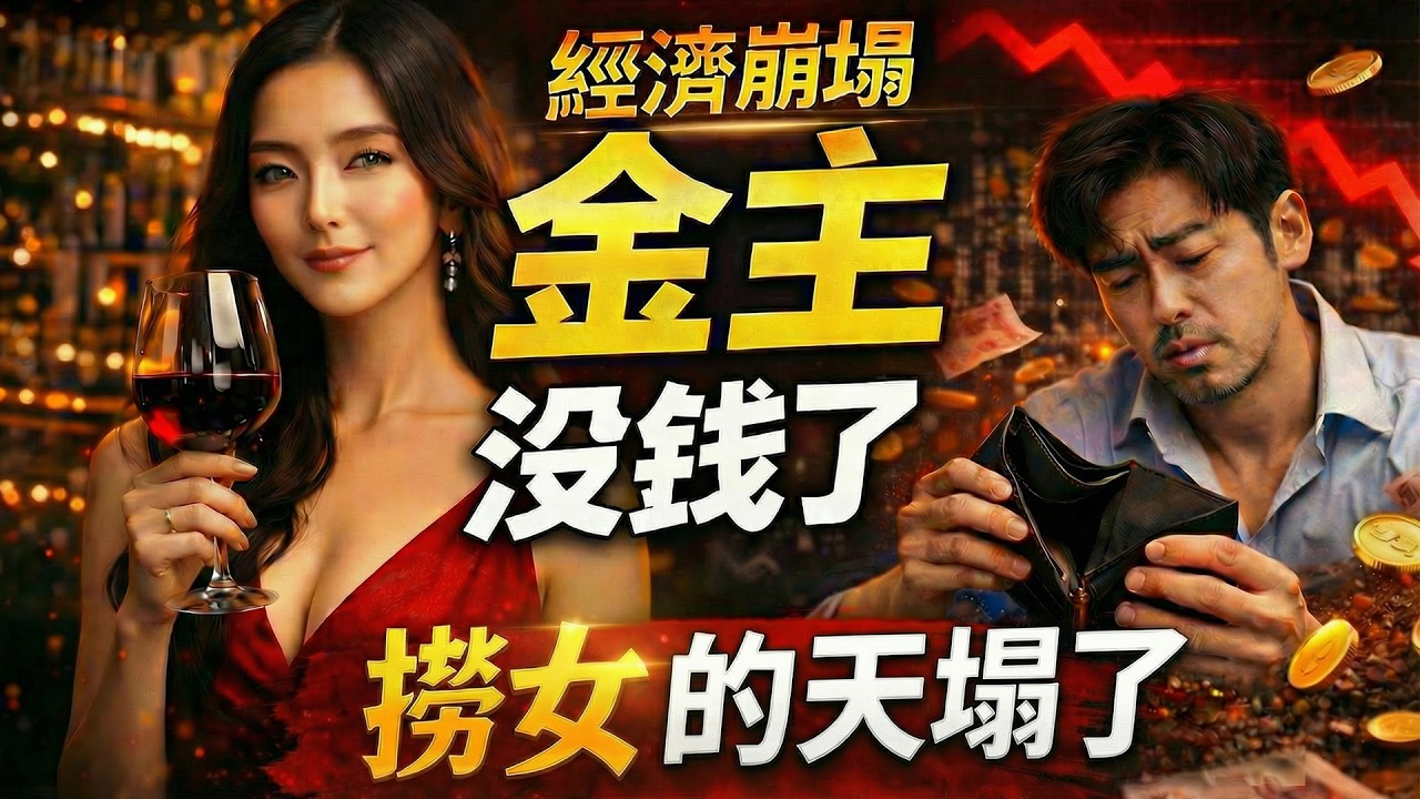 撈女的天塌了！中國經濟崩潰，大哥沒餘糧、舔狗覺醒，撈女無人接盤！