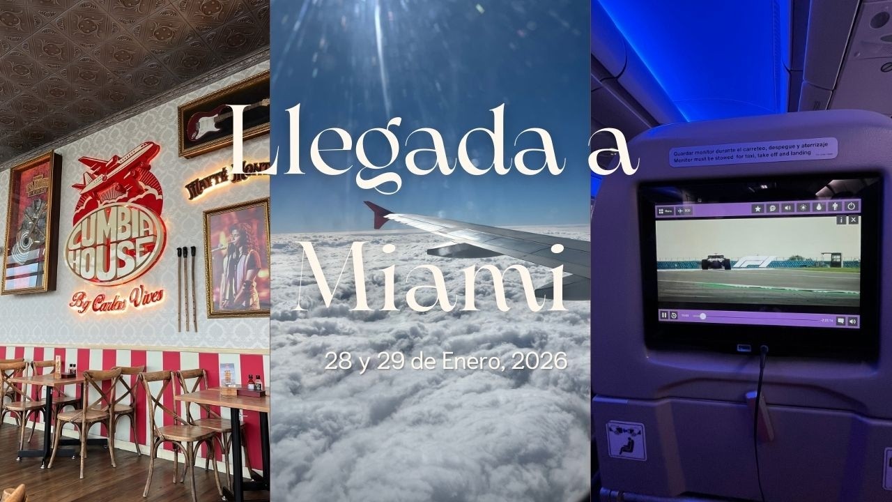Vlog llegando a Miami✈️🌴| Vlogs Miami 2026