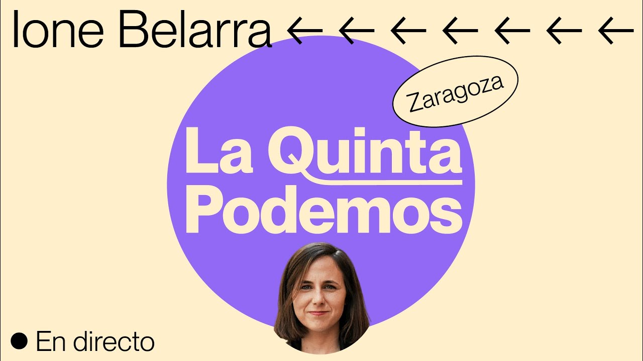 Ione Belarra en Zaragoza