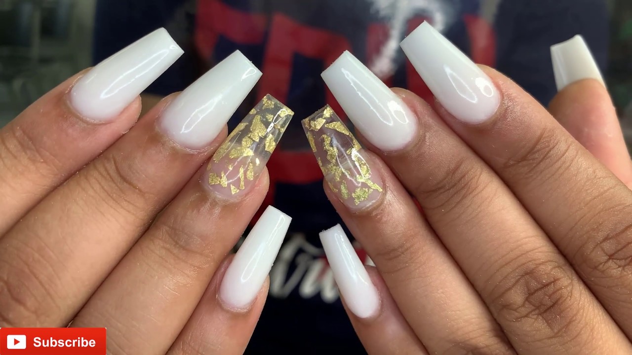 Acrylic Simple Nails | Nails Tutorial |