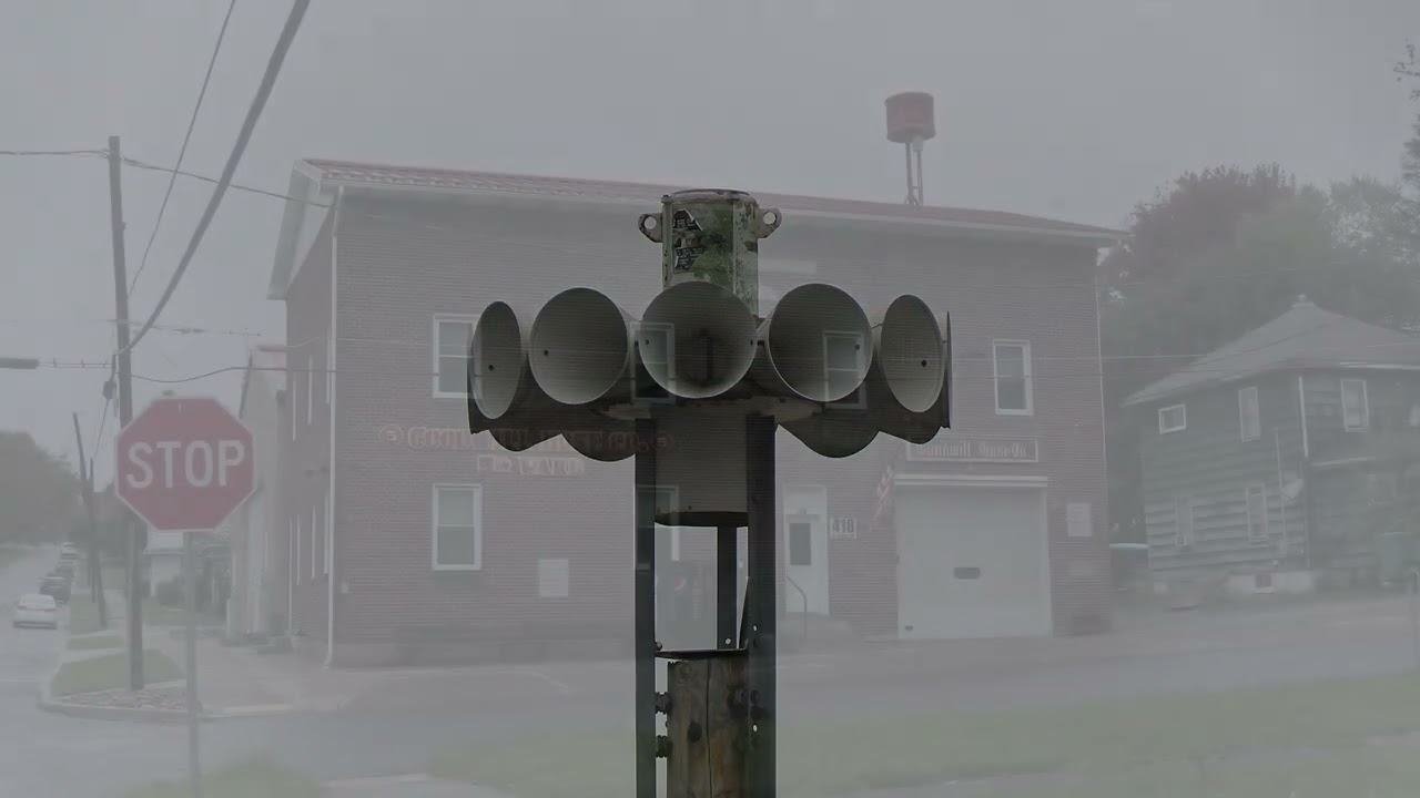 DuBois, Pennsylvania Fire Siren Test Ambiance - 4/28/2024
