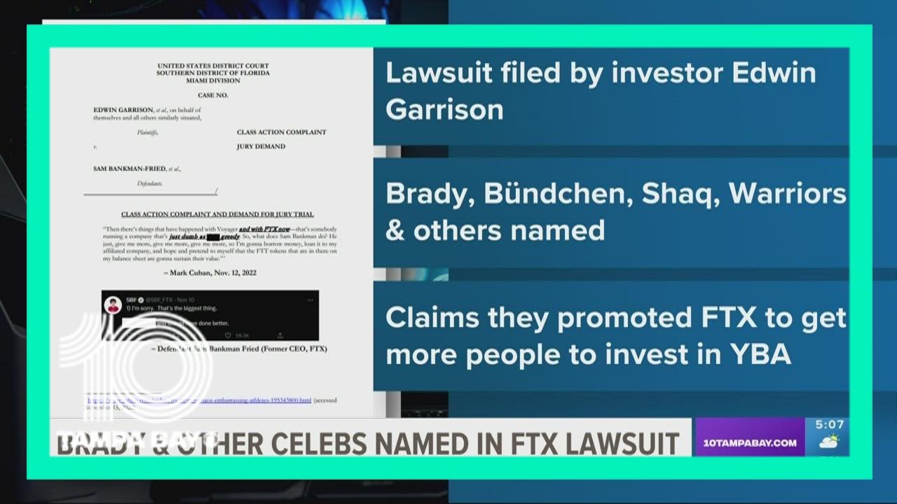 Class-action lawsuit filed against FTX and celebrities who promoted the crypto platform