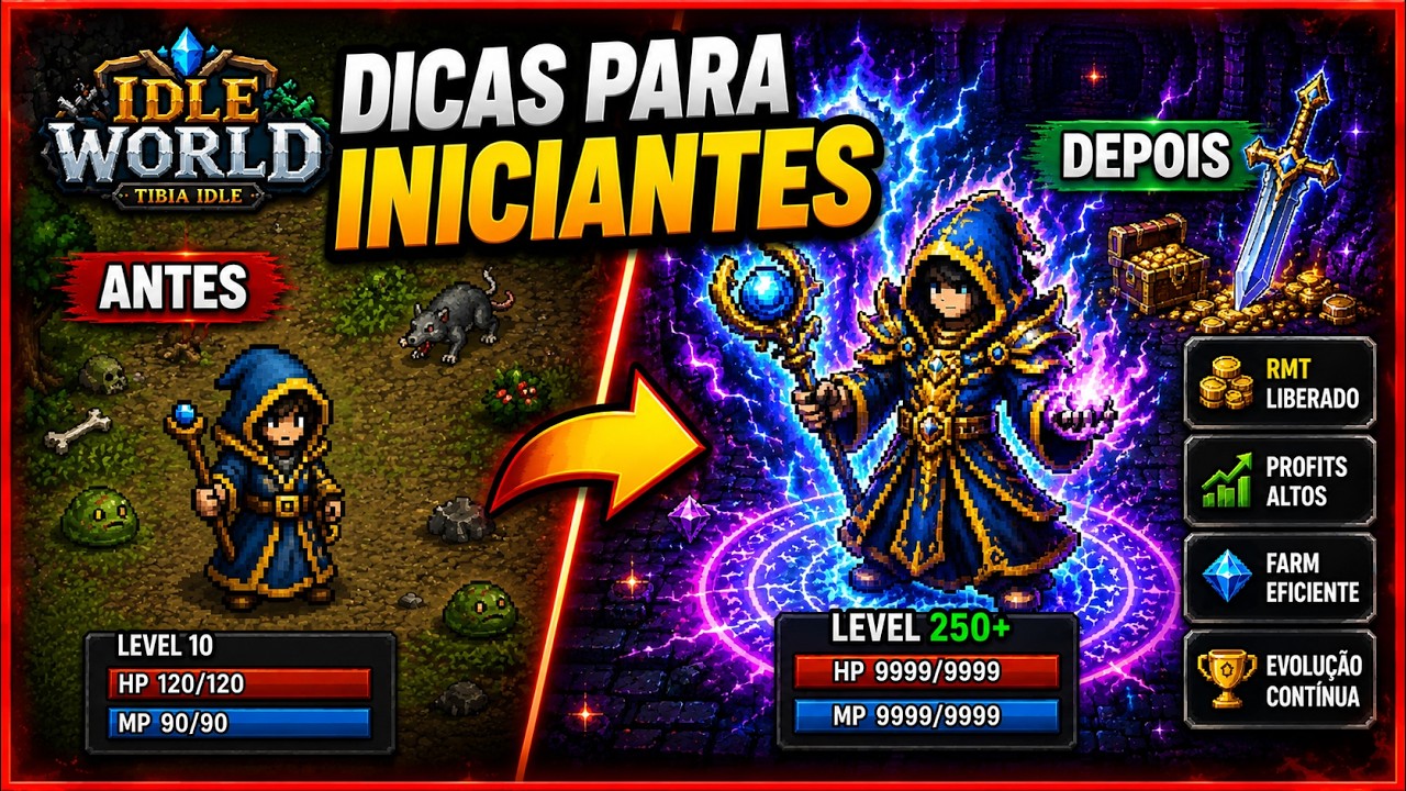 IDLE WROLD - DICAS PARA INICANTES -  🔥 RMT LIBERADO 🔥