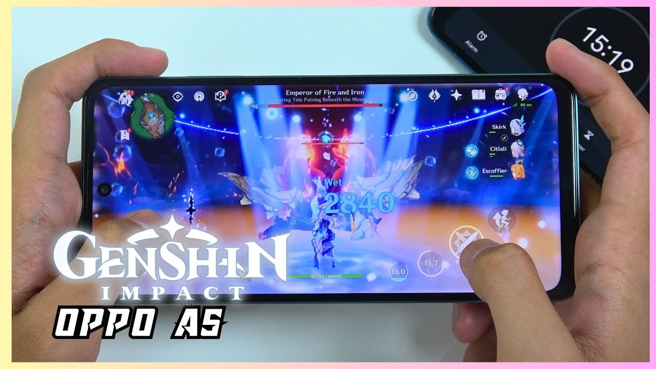 Oppo A5 Genshin Impact Gaming test | Dimensity 6300, 90Hz Display