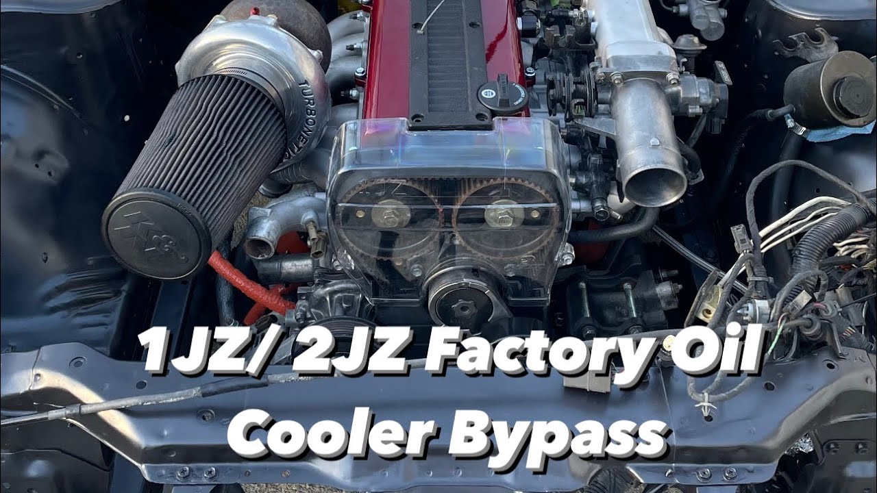 1JZ / 2JZ Factory Oil Cooler Delete/ Bypass