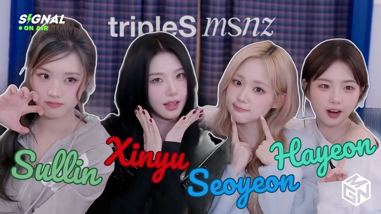 [ENG SUB] tripleS SIGNAL LIVE 251117 (Seoyeon, Xinyu, Hayeon, Sullin) - Ask The Leaders Anything! 🎙️