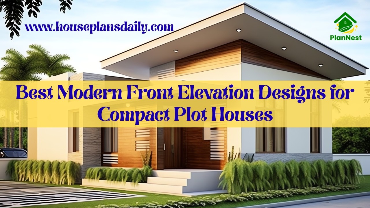 Best Modern Front Elevation Designs for Compact Plot Houses Exterior#ModernHouseDesign #CompactHouse