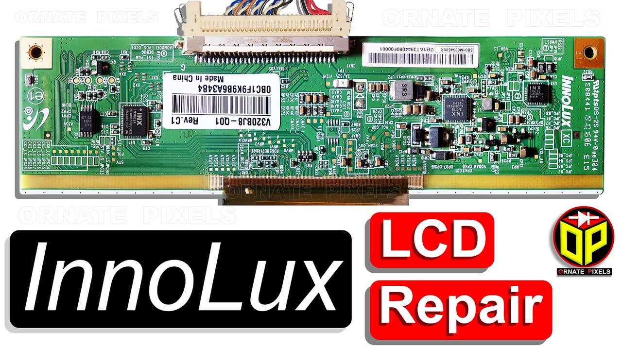 Innolux V320BJ8-Q01 LCD Panels Black Screen Solution | OS-2S 94v-0 T-Con Board Voltage Details