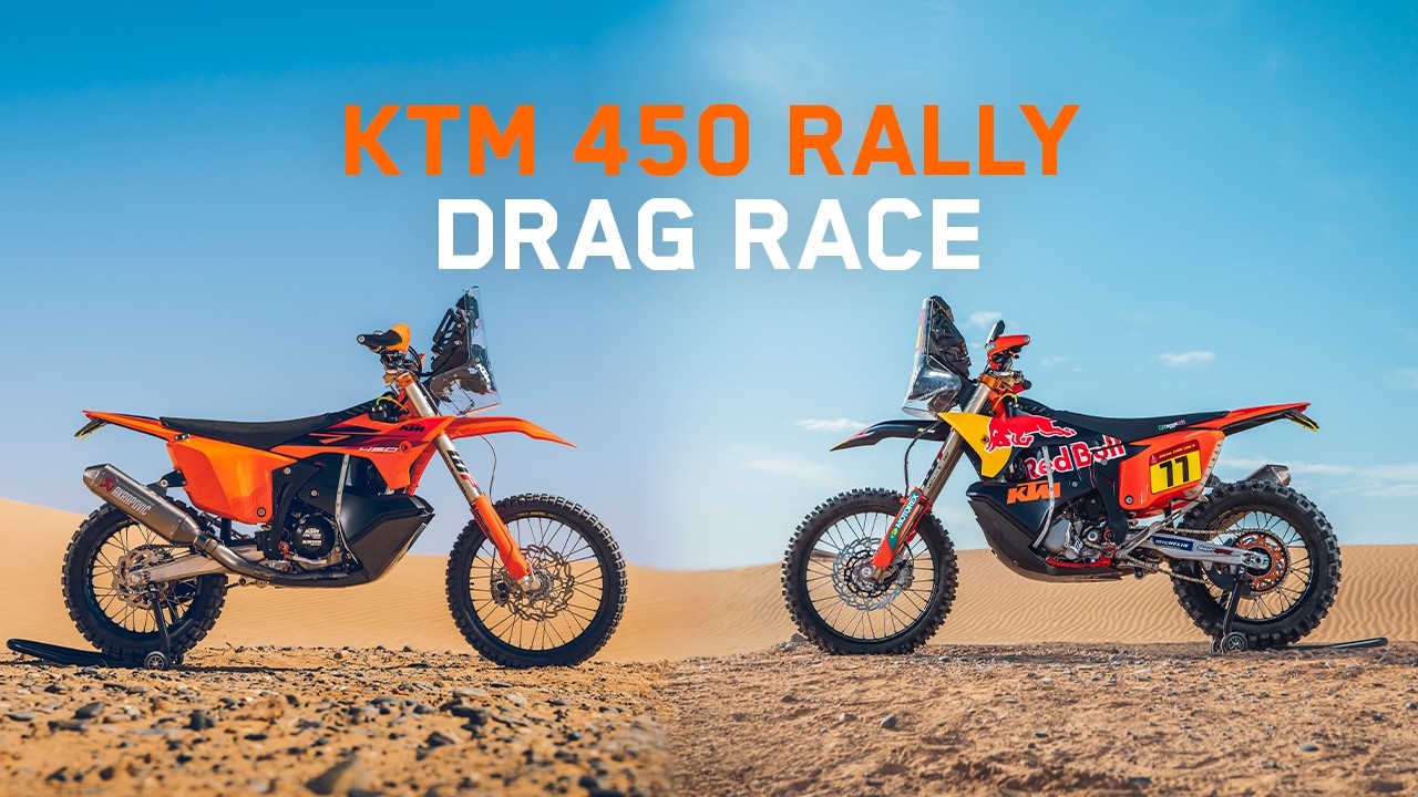 KTM 450 RALLY REPLICA vs. DAKAR-WINNING KTM 450 RALLY | KTM