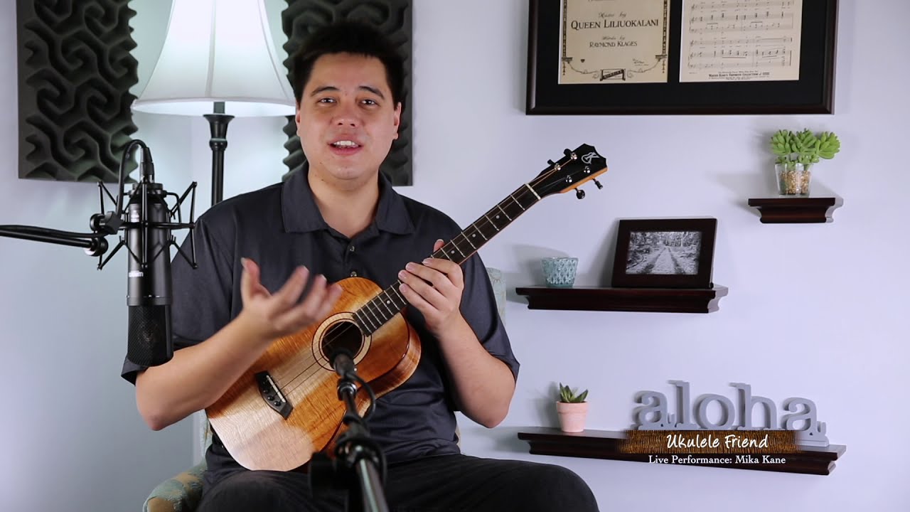 Mika Kane and Kanile'a Baritone Ukulele   UKULELE FRIEND  : Live Performance