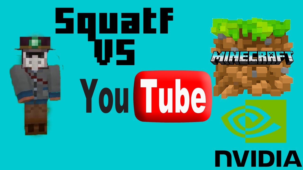 Squatf VS Minecraft Youtube and Nvidia - Hive Survival Games!