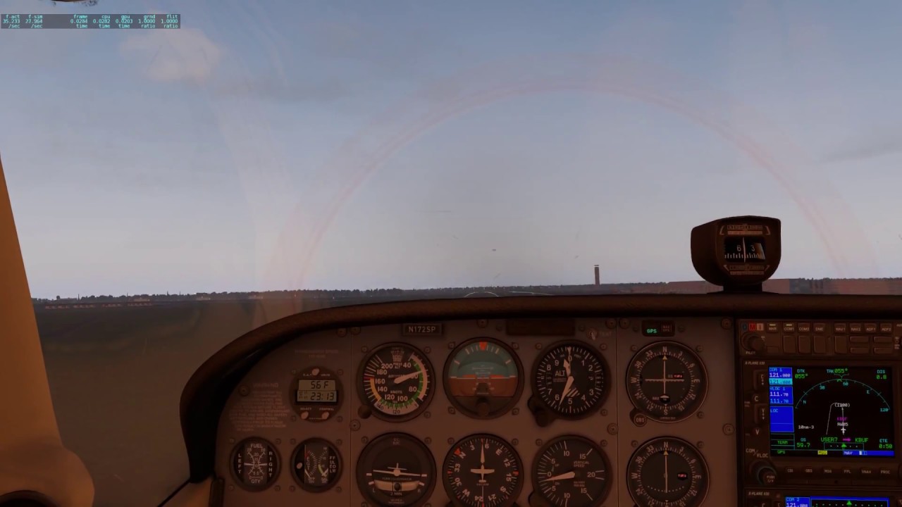 X Plane 11.10b8 landing cp